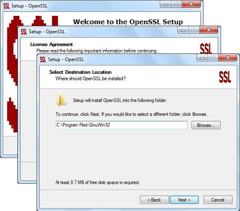 Install OpenSSL for Window