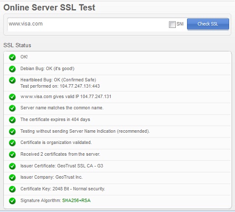 FairSSL Online Server SSL Tester